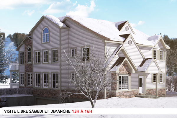 Saint-Sauveur Chemin Lac Millette terrain et projet &agrave; vendre