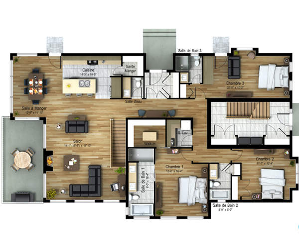 Saint-Sauveur Chemin Lac Millette SOUS-SOL